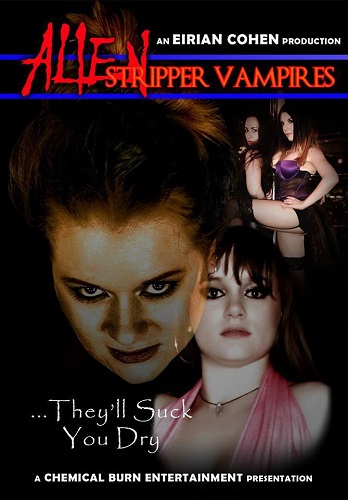 Jane Haslehurst on the poster for Alien Stripper Vampires